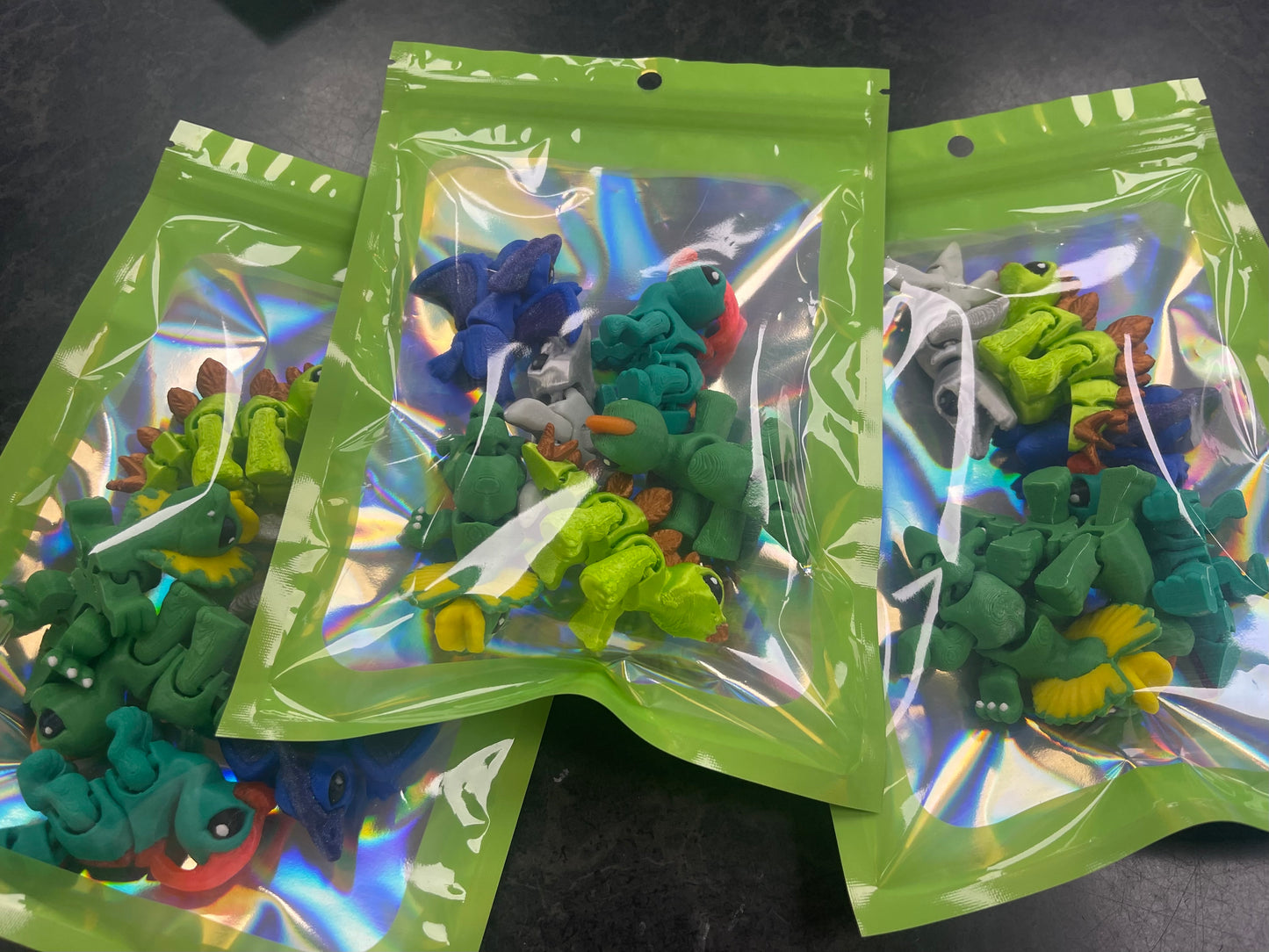 🦖 Cinderwing 3D Mini Dino Pack – Set of 6