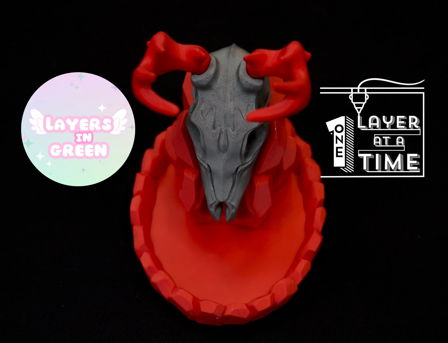 Deer Skull Dice Tower 3D Print