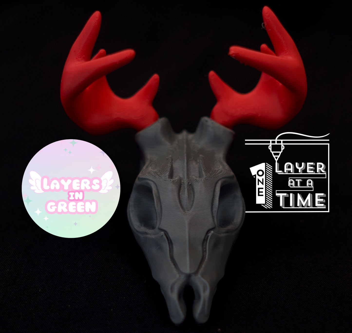 Deer Skull Dice Tower 3D Print