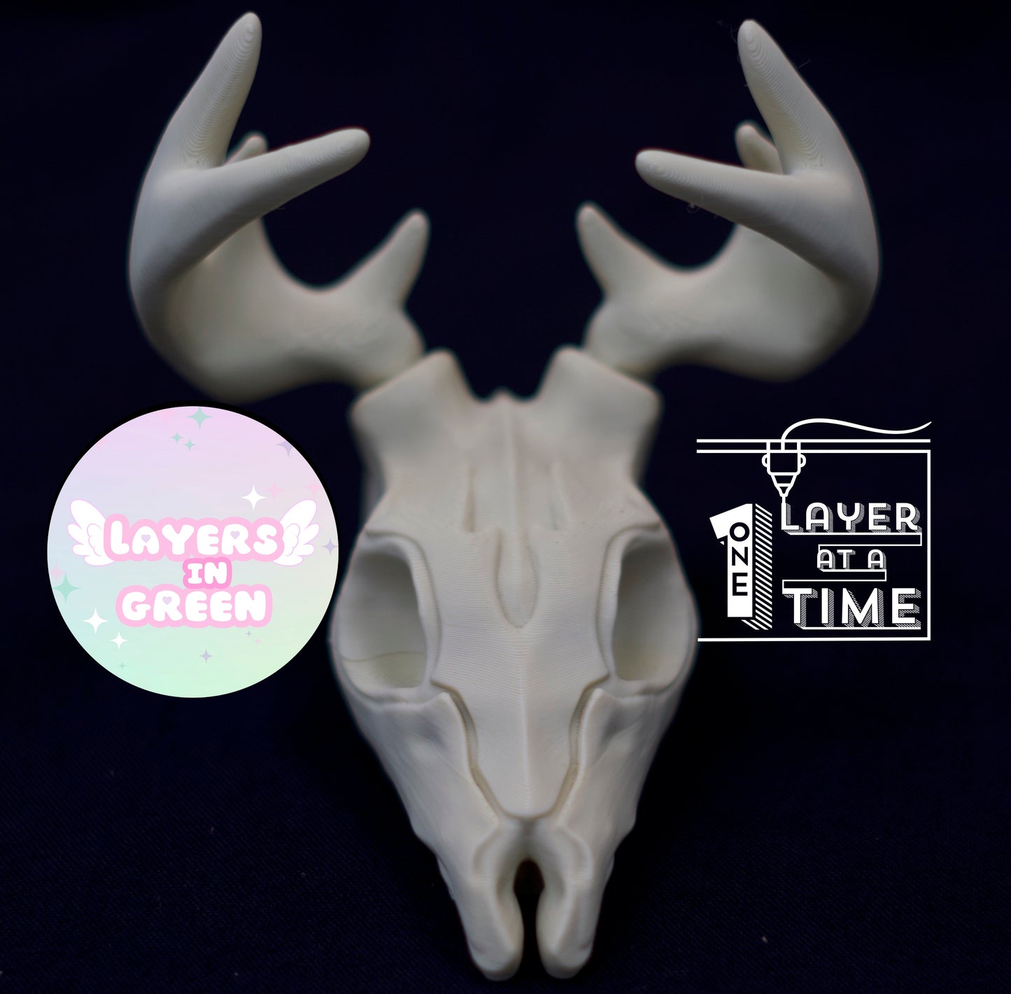 Deer Skull Dice Tower 3D Print