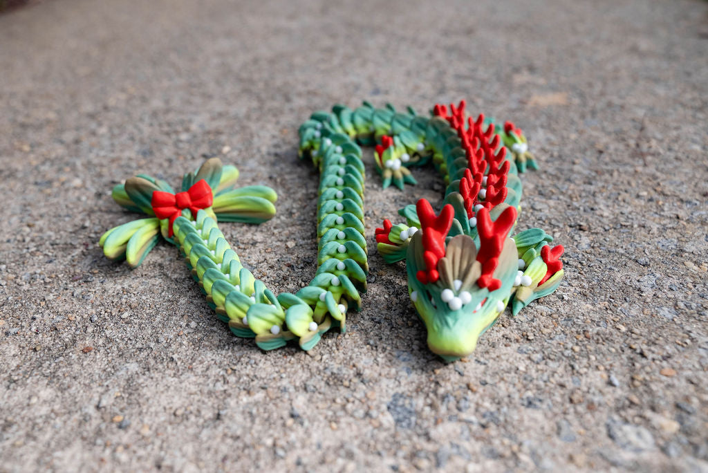Over-the-top Mistletoe Dragon