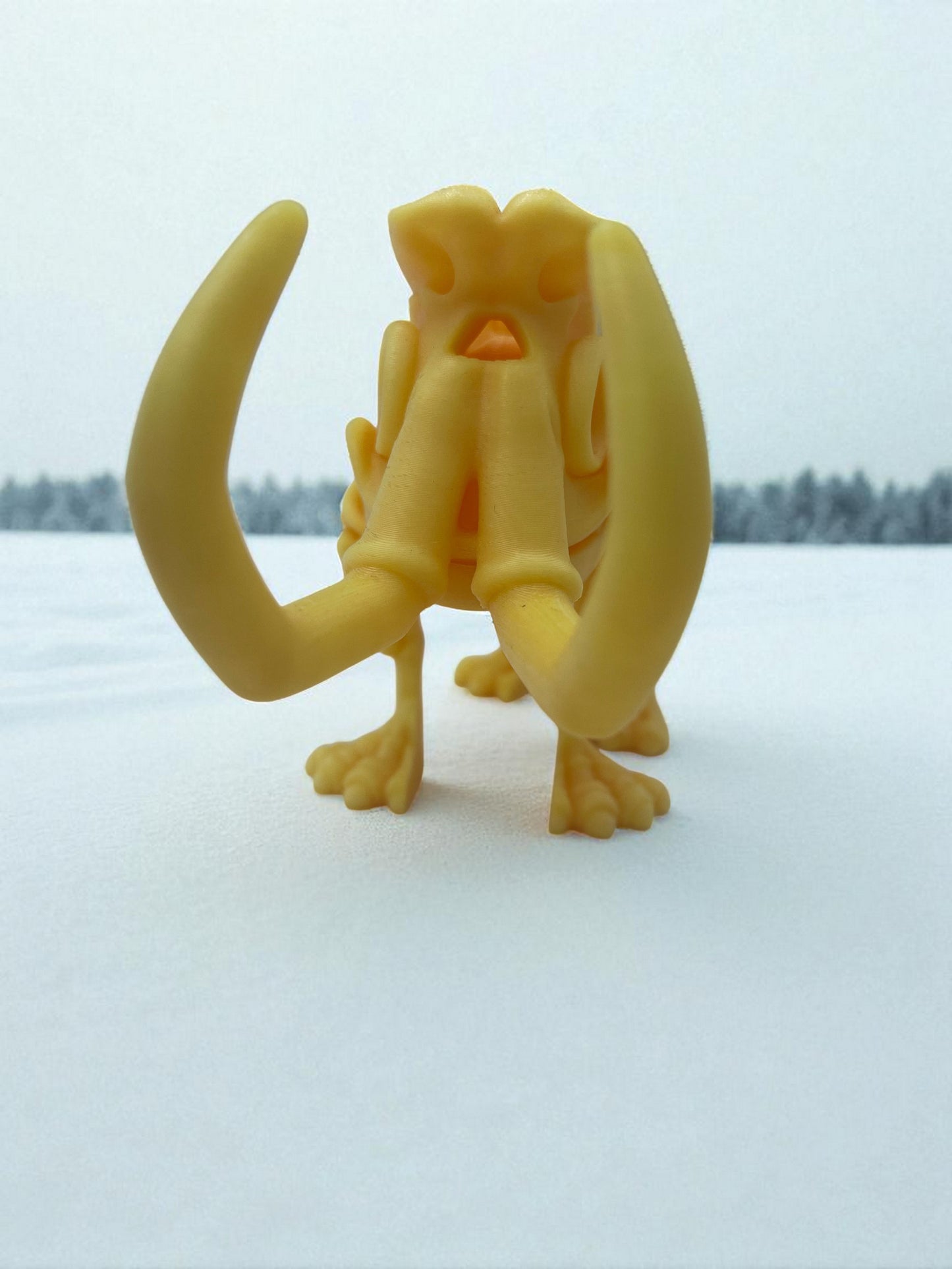Skeleton Mammoth with Stand