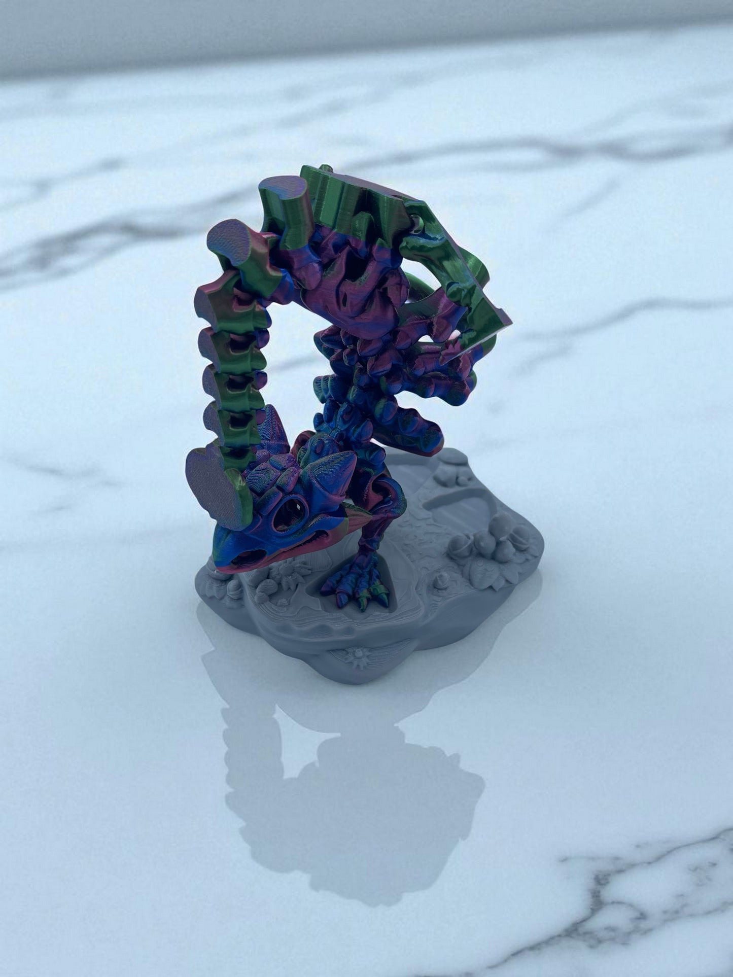 Skeleton Ankylosaurus with Stand