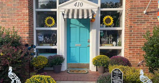 Storefront of The Shoppes Off Trade in Greer, SC.
