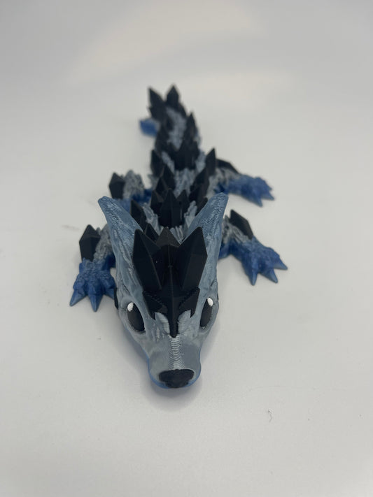 Baby Crystal Wolf Dragon