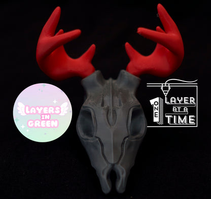 Deer Skull Dice Tower 3D Print