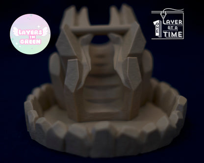 Deer Skull Dice Tower 3D Print