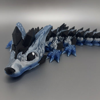 Baby Crystal Wolf Dragon