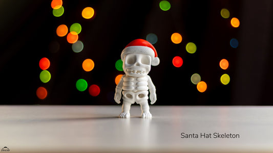 Tiny Skeleton (santa Hat)