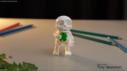 Tiny Skeleton (clover)